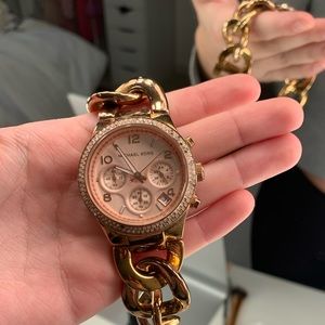 Michael Kors rose gold watch!
